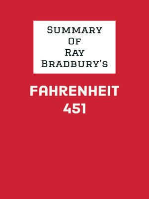 cover image of Summary of Ray Bradbury's Fahrenheit 451